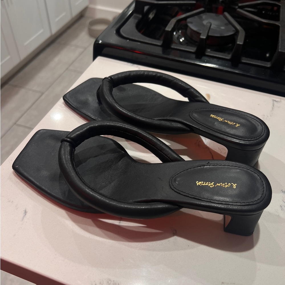 & Other Stories leather thong sandals